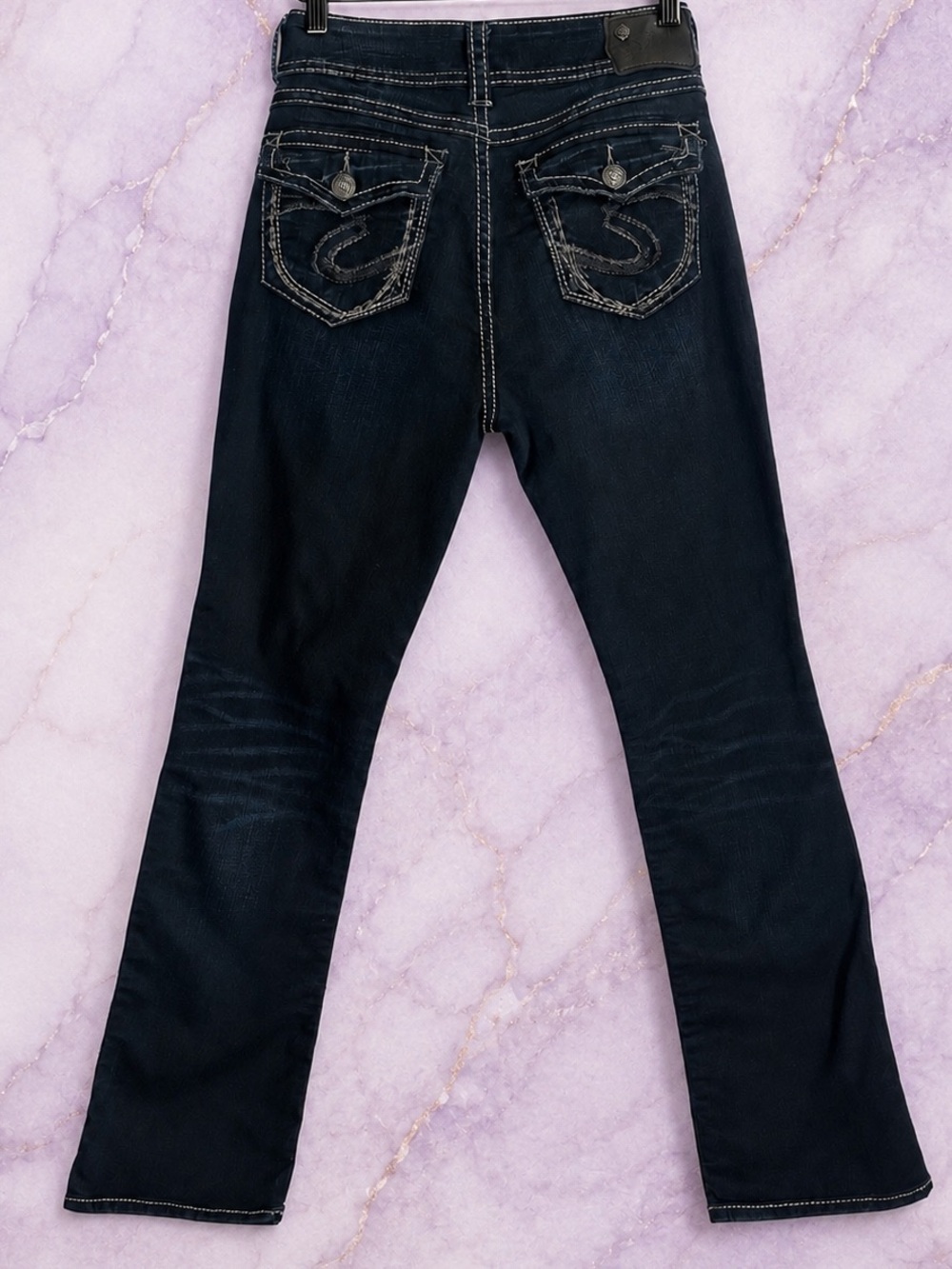 Silver Jeans Suki Slim Boot Jeans Women’s 29/33 Dark Wash Stretch Denim